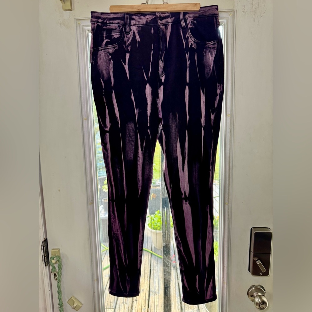 Fashion Nova Dark Purple Skinny Jeans